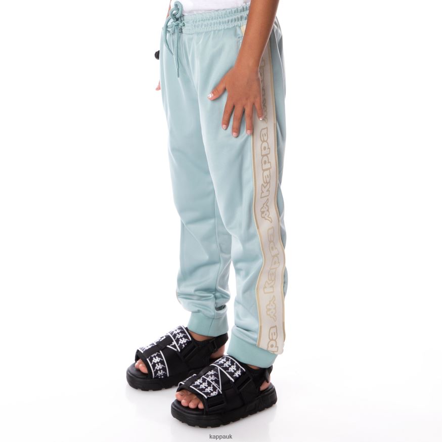 Kappa Kids Logo Tape Alic 2 Trackpants Light Blue 408H4N456 - Kappa Tracksuit UK