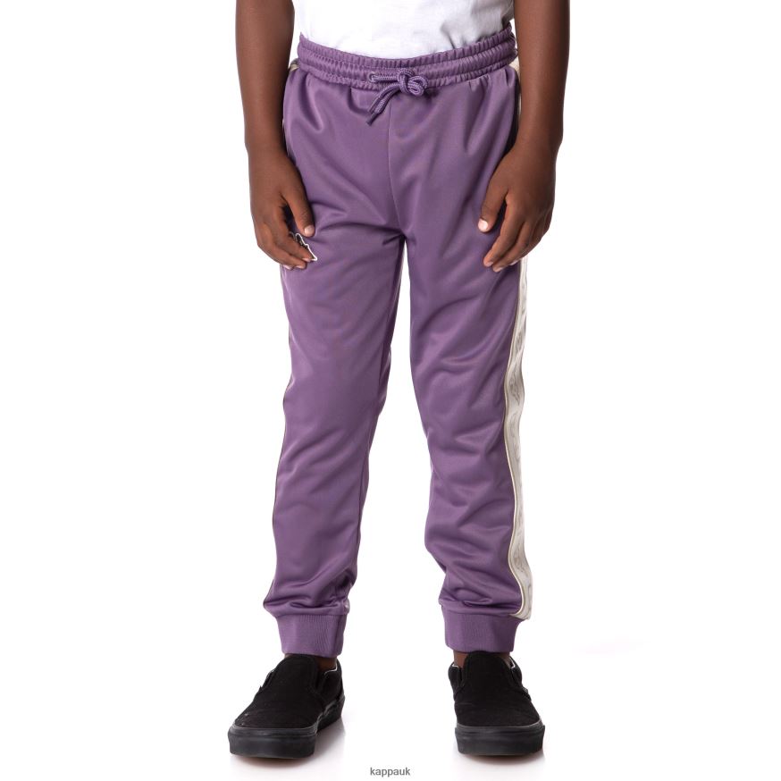 Kappa Kids Logo Tape Alic 2 Trackpants Purple 408H4N455 - Kappa Trainers UK