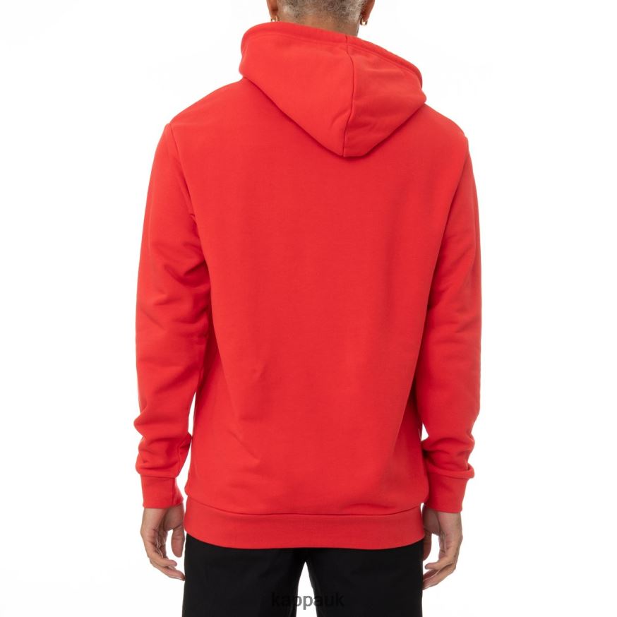 Kappa Logo Fleece Zavrok Hoodie Red Coral 408H4N46 - Kappa UK