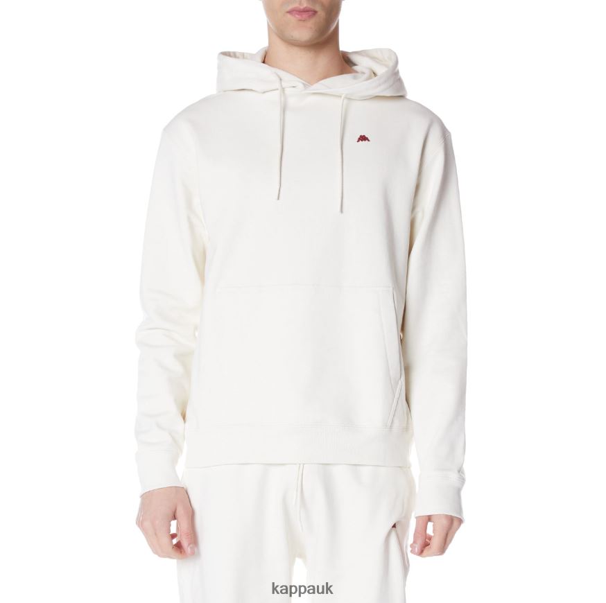 Kappa Robe Giovani Gramys Hoodie Cream 408H4N48 - Kappa Tracksuit UK