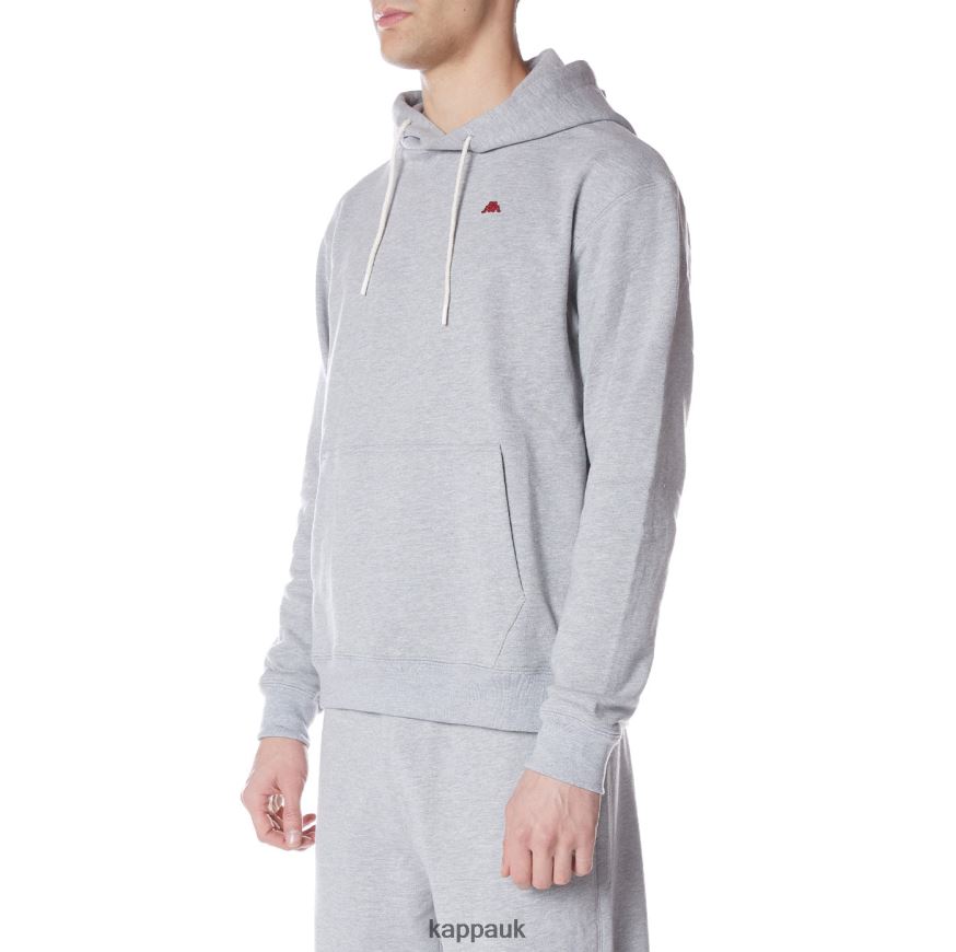 Kappa Robe Giovani Gramys Hoodie Light Grey 408H4N47 - Kappa Trainers UK
