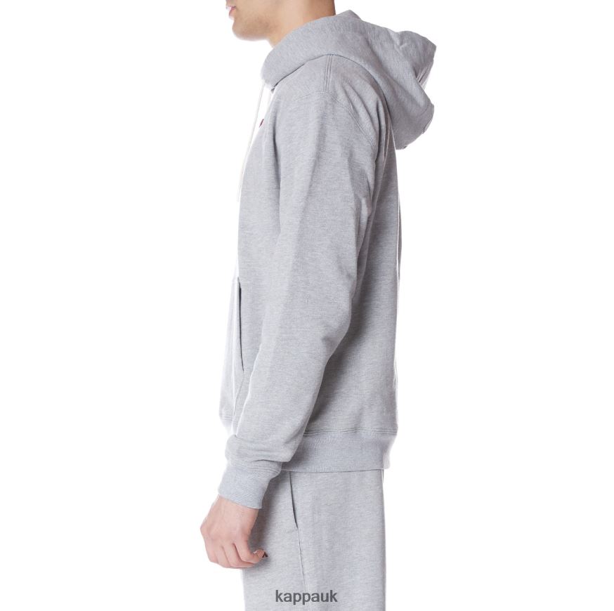Kappa Robe Giovani Gramys Hoodie Light Grey 408H4N47 - Kappa Trainers UK