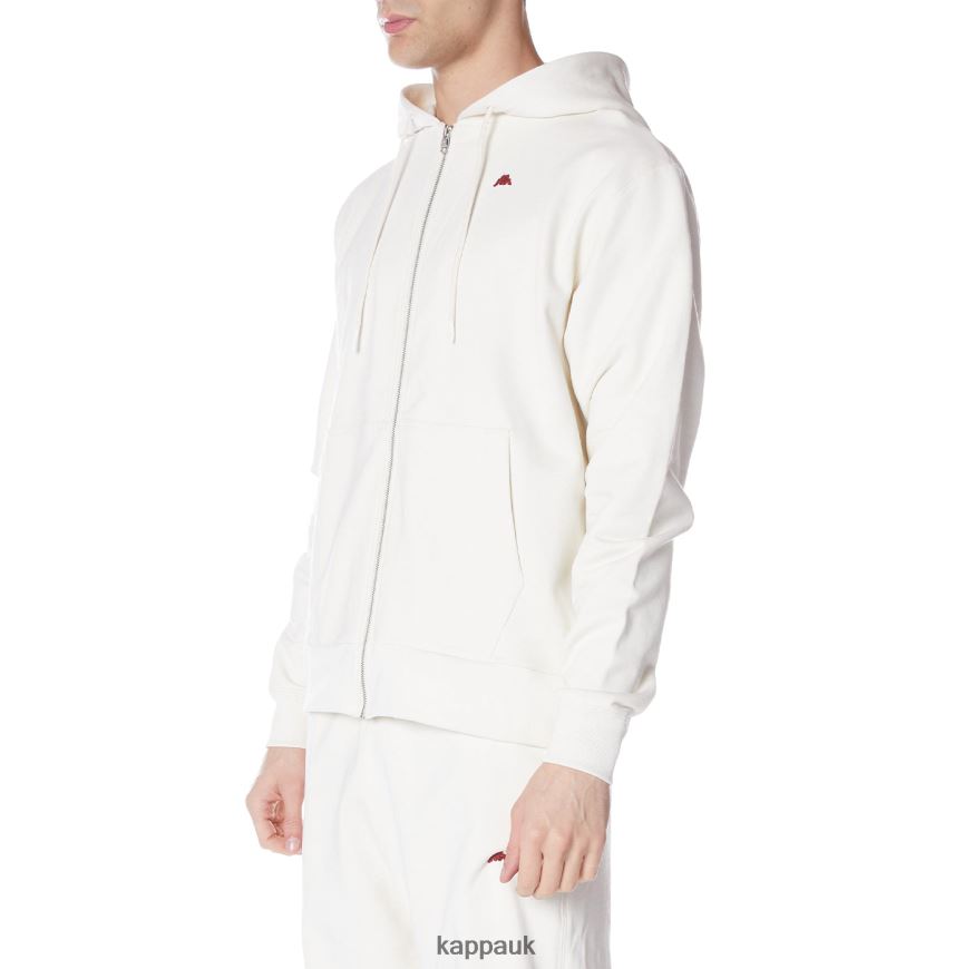 Kappa Robe Giovani Portos Hoodie Cream 408H4N53 - Kappa Trainers UK