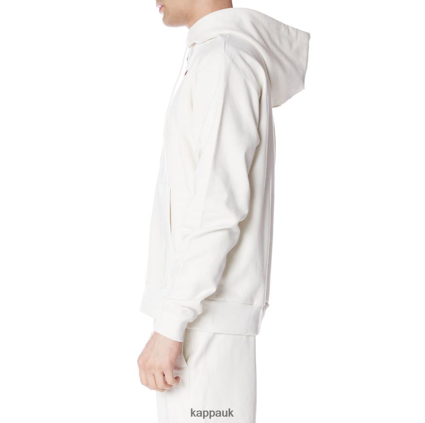 Kappa Robe Giovani Portos Hoodie Cream 408H4N53 - Kappa Trainers UK