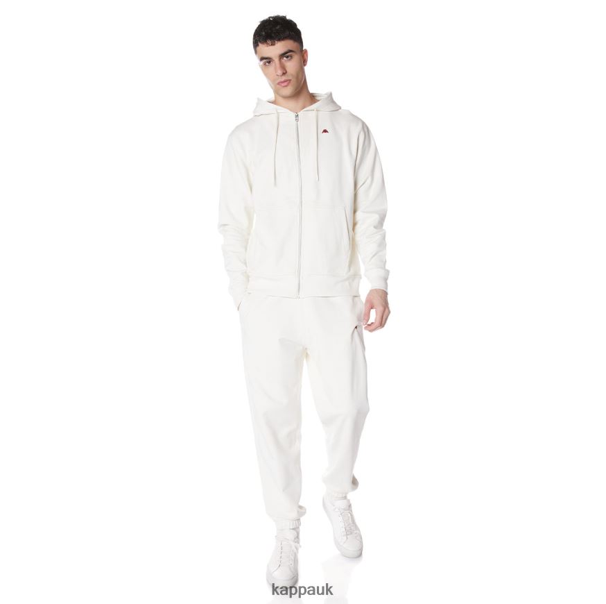 Kappa Robe Giovani Portos Hoodie Cream 408H4N53 - Kappa Trainers UK