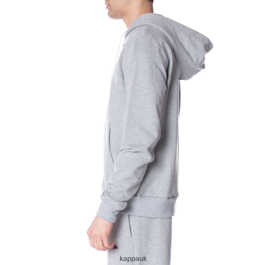 Kappa Robe Giovani Portos Hoodie Light Grey 408H4N52 - Kappa UK