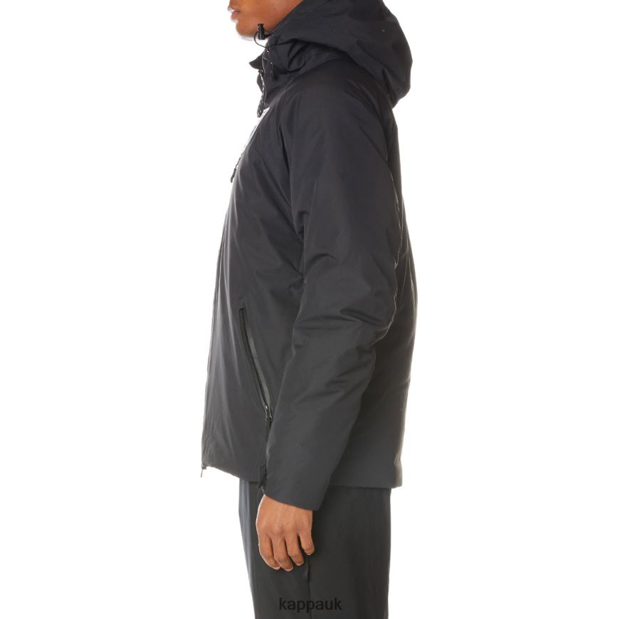 Kappa 6Cento 686B US Ski Jacket Black 408H4N80 - Kappa Trainers UK