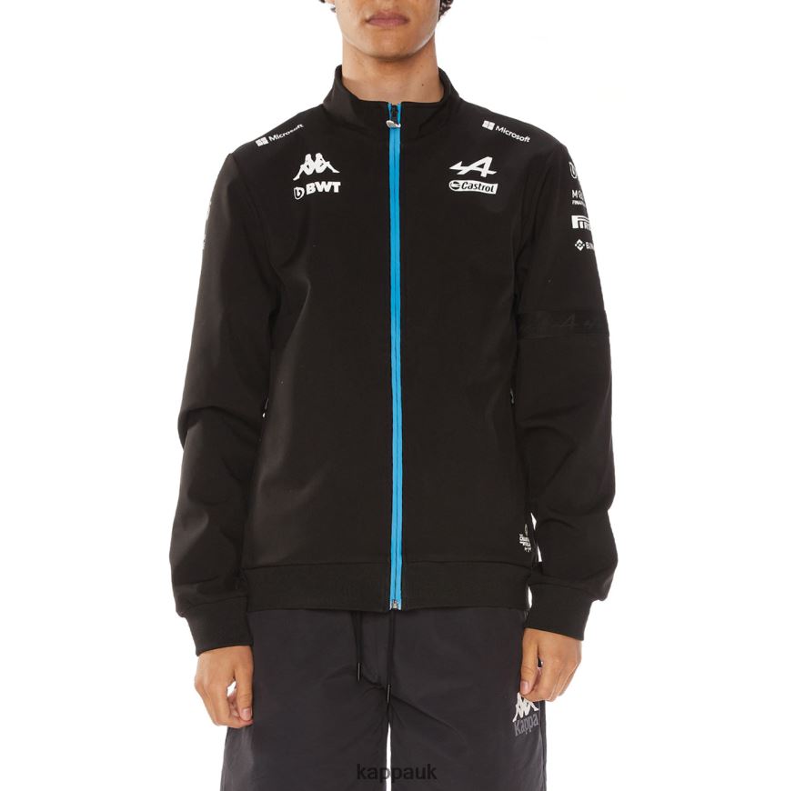 Kappa Ambacy Alpine F1 Jacket Black 408H4N76 - Kappa UK