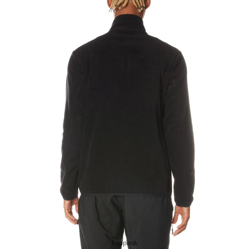 Kappa Thomas Hz US Ski Jacket Black 408H4N81 - Kappa Tracksuit UK