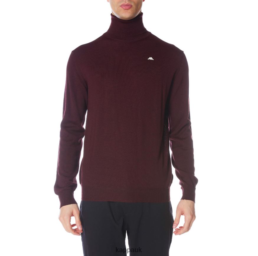 Kappa Robe Giovani Deiron Turtleneck Burgundy 408H4N93 - Kappa Tracksuit UK