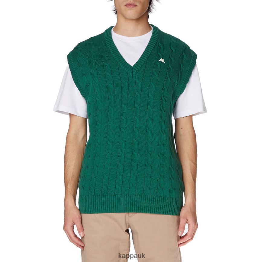 Kappa Robe Giovani Nembus Vest Green 408H4N92 - Kappa Trainers UK
