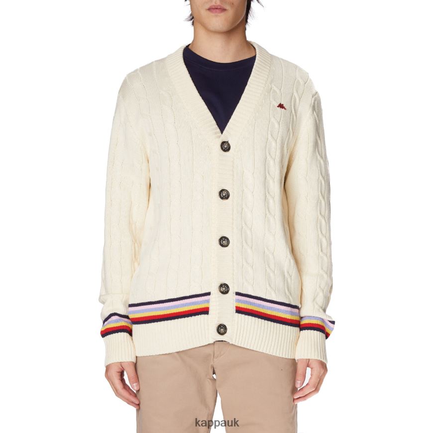 Kappa Robe Giovani Nihal Cardigan Cream 408H4N88 - Kappa UK