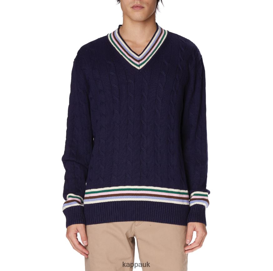 Kappa Robe Giovani Nunki Sweater Navy 408H4N89 - Kappa Trainers UK