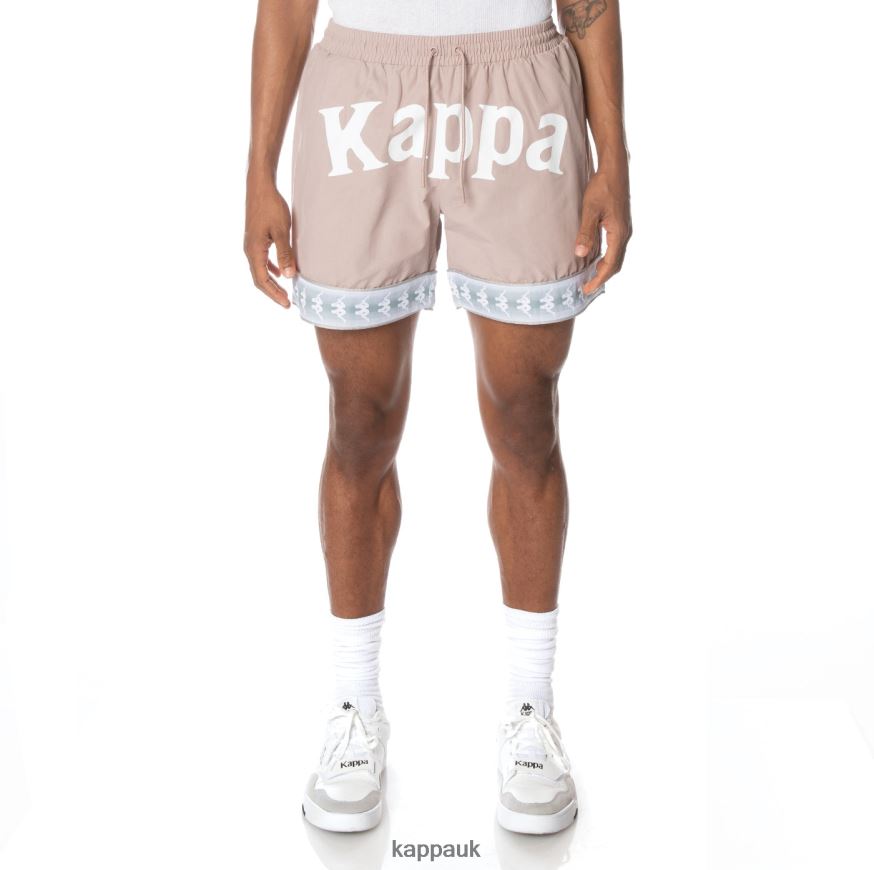 Kappa 222 Banda Calband Swim Shorts Beige 408H4N250 - Kappa UK