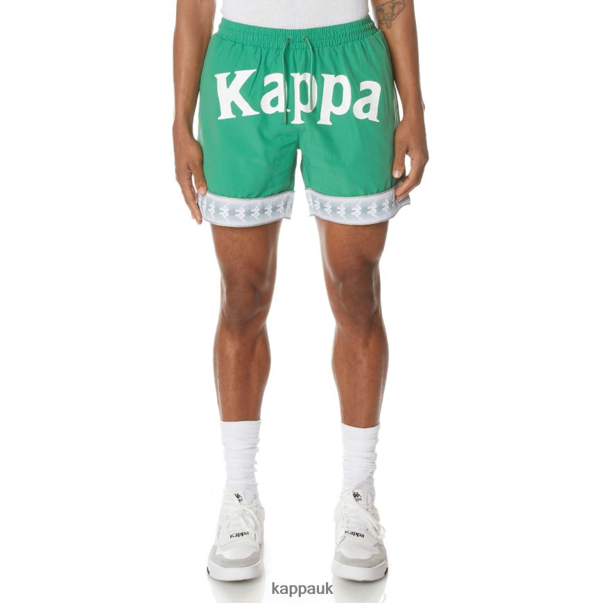 Kappa 222 Banda Calband Swim Shorts Green 408H4N241 - Kappa UK