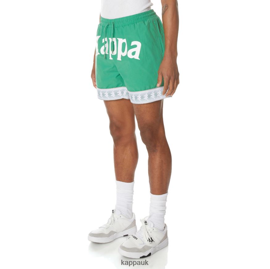 Kappa 222 Banda Calband Swim Shorts Green 408H4N241 - Kappa UK