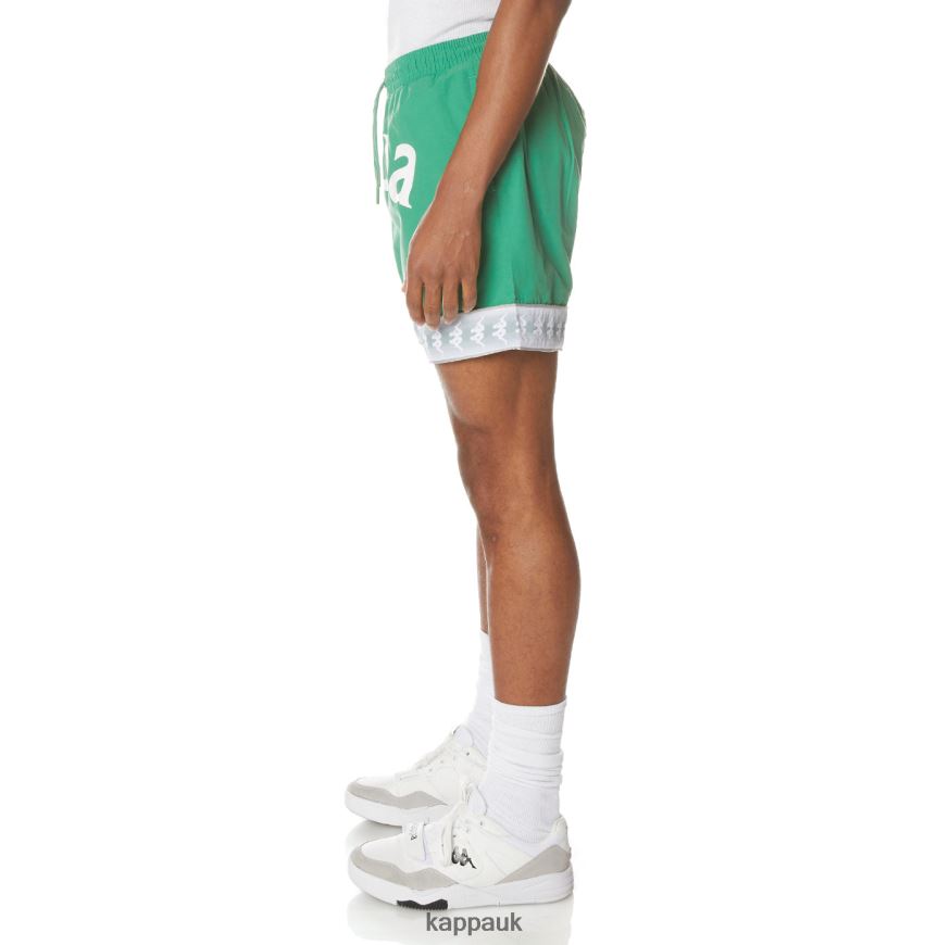 Kappa 222 Banda Calband Swim Shorts Green 408H4N241 - Kappa UK