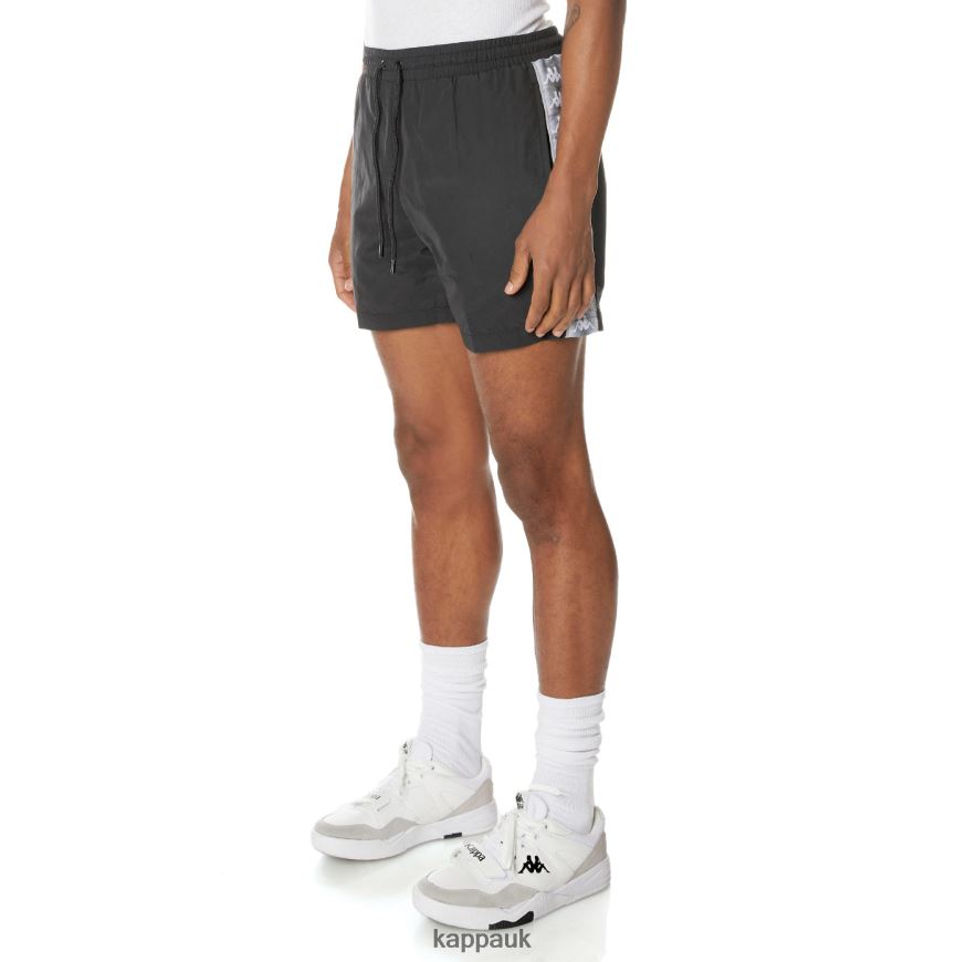 Kappa 222 Banda Corty Swim Shorts Jet Black 408H4N248 - Kappa Trainers UK