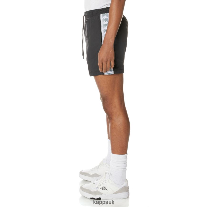 Kappa 222 Banda Corty Swim Shorts Jet Black 408H4N248 - Kappa Trainers UK
