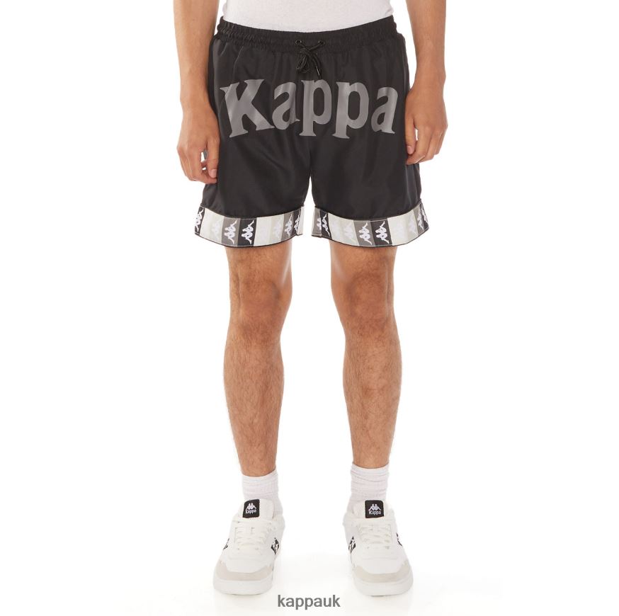 Kappa 222 Banda Eddie Swim Trunks Black Jet 408H4N236 - Kappa Trainers UK