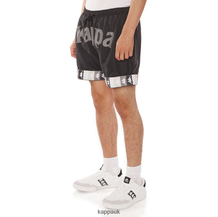 Kappa 222 Banda Eddie Swim Trunks Black Jet 408H4N236 - Kappa Trainers UK