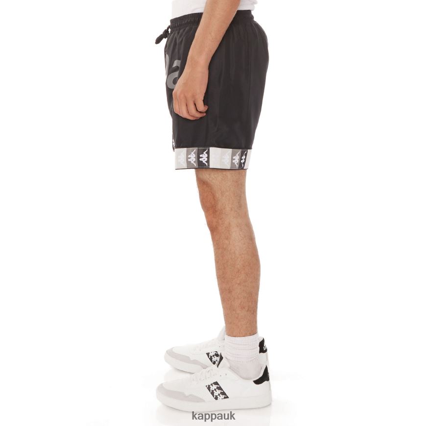 Kappa 222 Banda Eddie Swim Trunks Black Jet 408H4N236 - Kappa Trainers UK