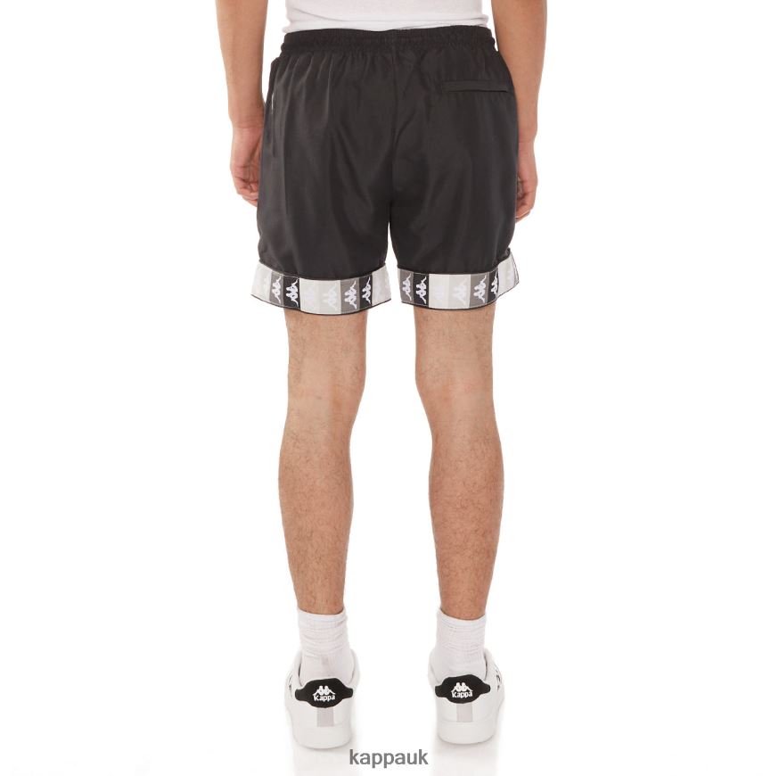 Kappa 222 Banda Eddie Swim Trunks Black Jet 408H4N236 - Kappa Trainers UK