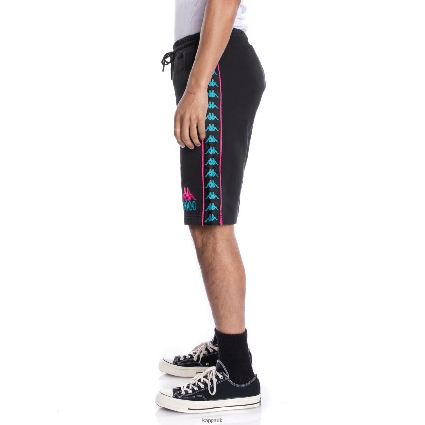 Kappa 222 Banda Gumball Grifo Shorts Black 408H4N259 - Kappa UK