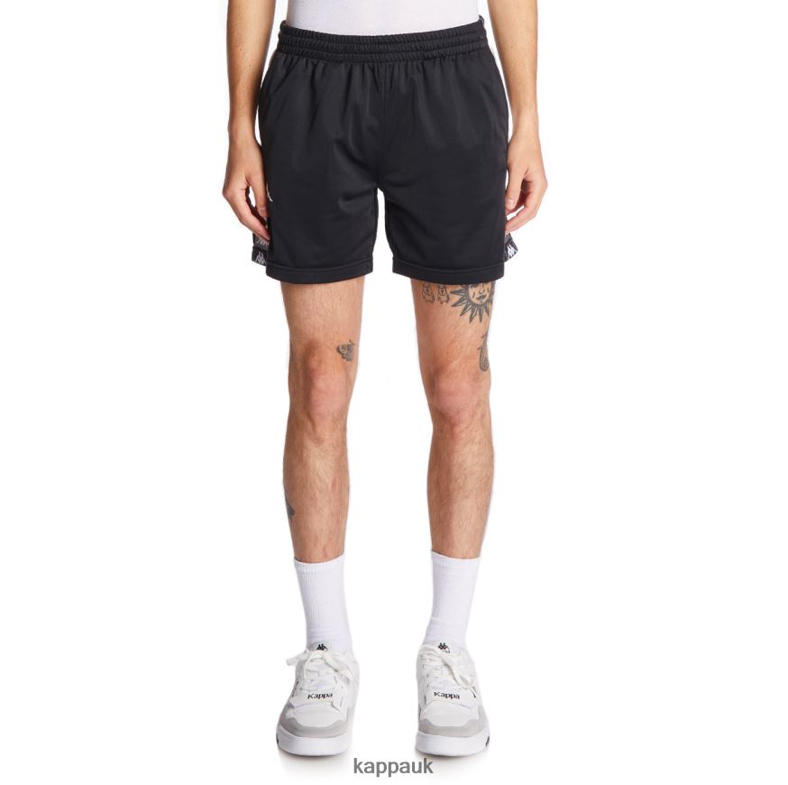 Kappa 222 Banda Jace Shorts Black Jet 408H4N225 - Kappa Tracksuit UK