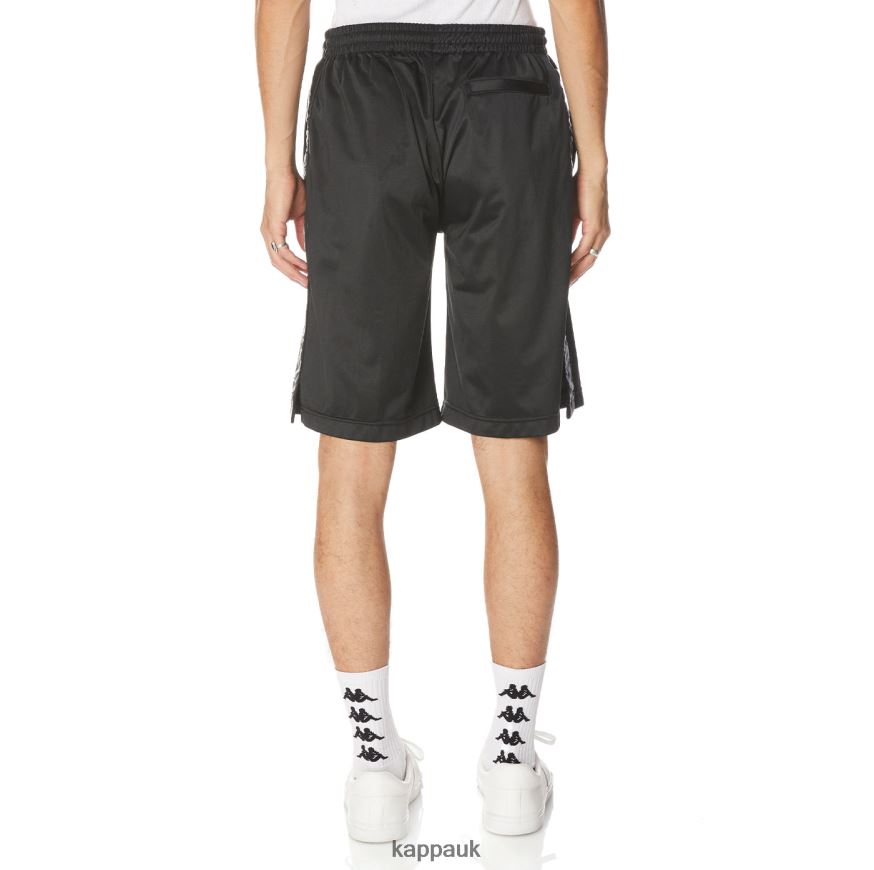 Kappa 222 Banda Treadwellz Shorts Black Jet 408H4N270 - Kappa Tracksuit UK