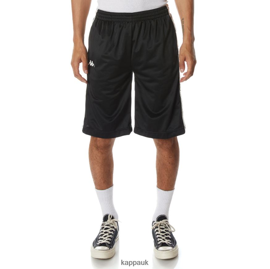 Kappa 222 Banda Treadwellzin 2 Shorts Black Smoke 408H4N264 - Kappa Tracksuit UK