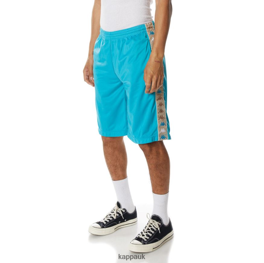 Kappa 222 Banda Treadwellzin 2 Shorts Dark Aqua 408H4N261 - Kappa Tracksuit UK
