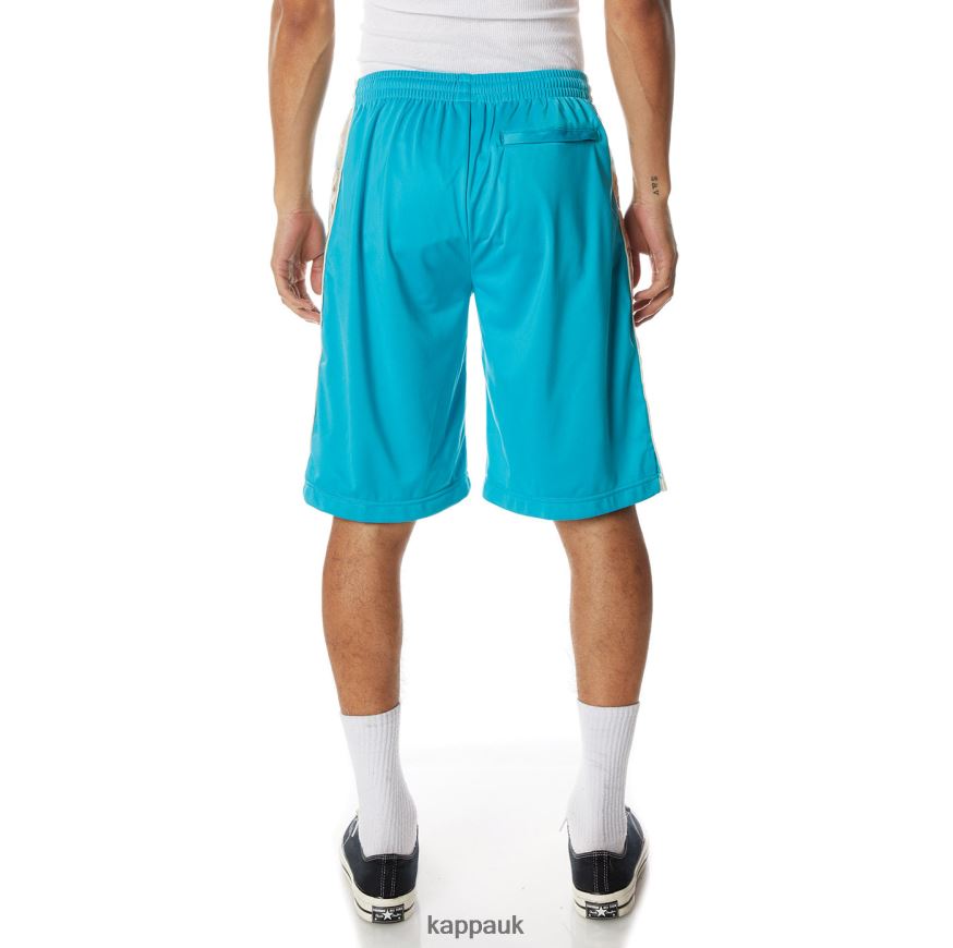 Kappa 222 Banda Treadwellzin 2 Shorts Dark Aqua 408H4N261 - Kappa Tracksuit UK