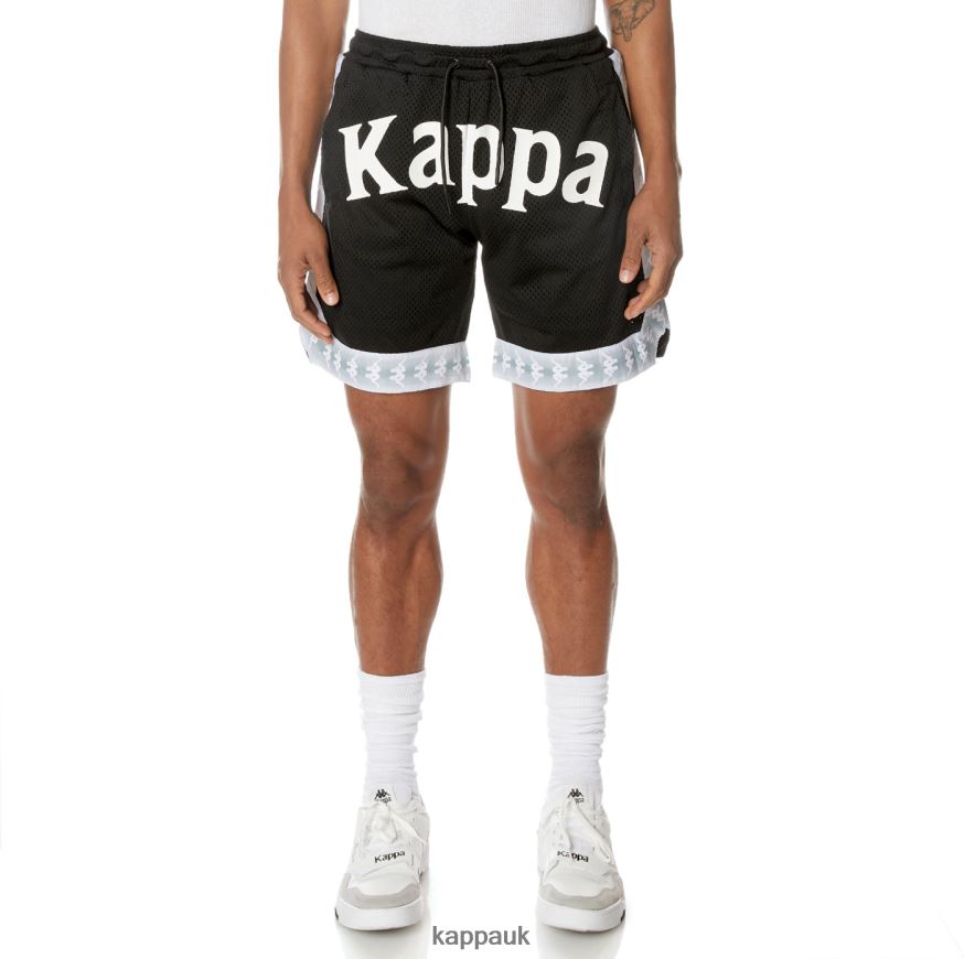 Kappa 222 Banda Vosker Shorts Jet Black 408H4N253 - Kappa UK