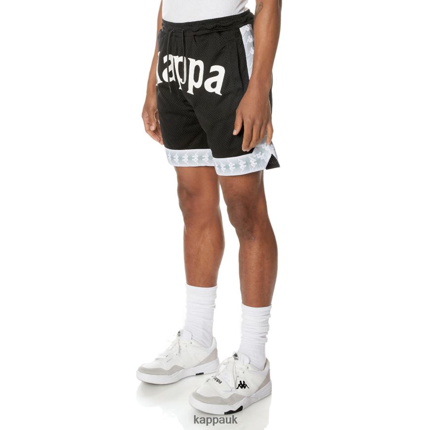 Kappa 222 Banda Vosker Shorts Jet Black 408H4N253 - Kappa UK