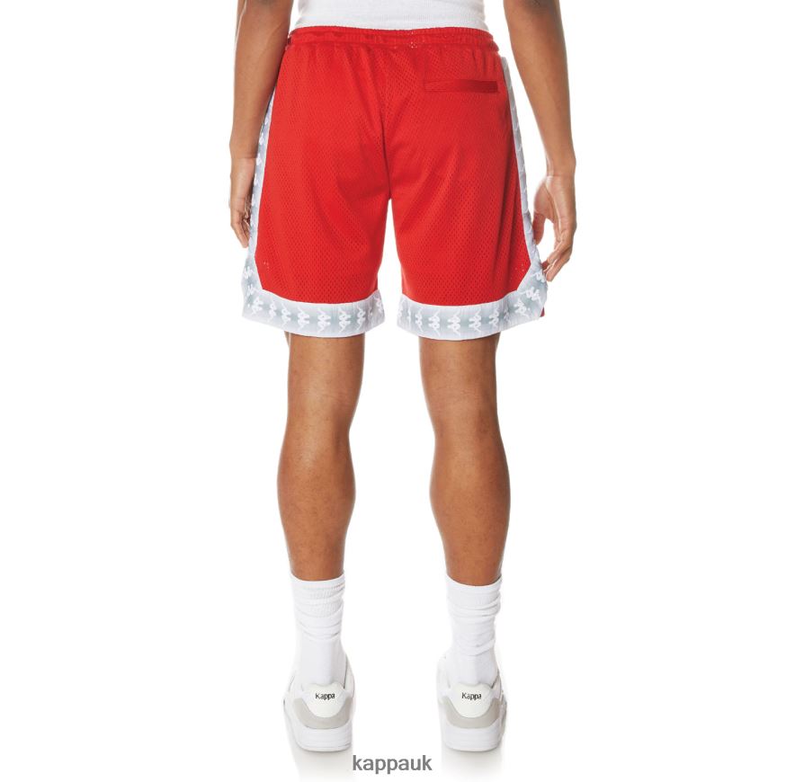 Kappa 222 Banda Vosker Shorts Red 408H4N245 - Kappa Trainers UK