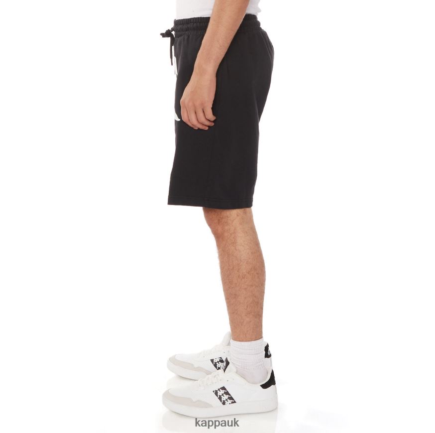 Kappa Authentic Anjuan Shorts Black Jet 408H4N230 - Kappa Trainers UK