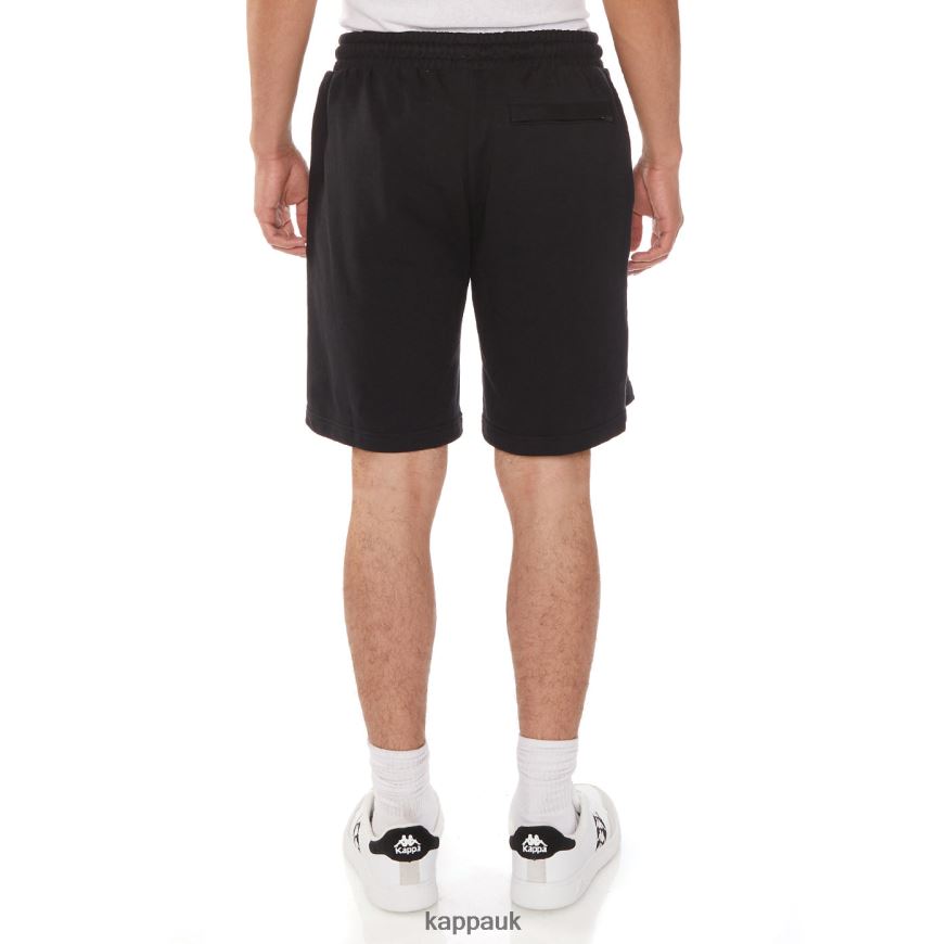 Kappa Authentic Anjuan Shorts Black Jet 408H4N230 - Kappa Trainers UK