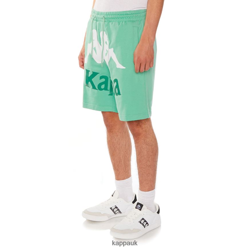 Kappa Authentic Anjuan Shorts Green 408H4N216 - Kappa Tracksuit UK
