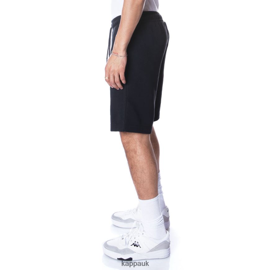 Kappa Authentic Anjuan Shorts Jet Black 408H4N251 - Kappa Trainers UK