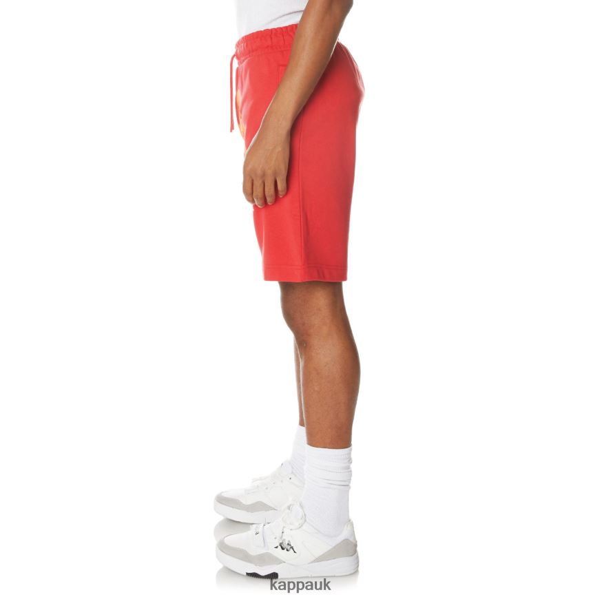 Kappa Authentic Anjuan Shorts Red 408H4N242 - Kappa Trainers UK