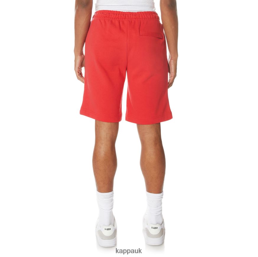 Kappa Authentic Anjuan Shorts Red 408H4N242 - Kappa Trainers UK