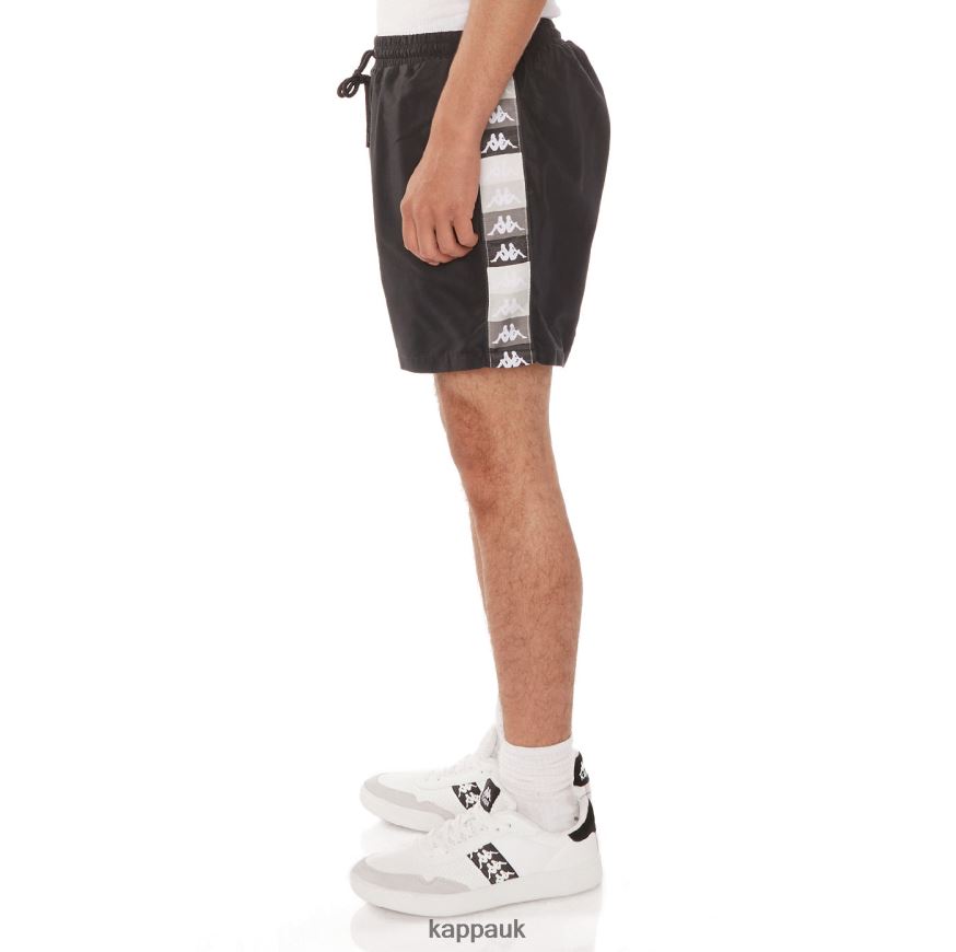 Kappa Authentic Grant Swim Trunks Black Jet 408H4N226 - Kappa UK