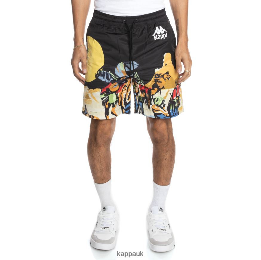 Kappa Authentic Oasis Shorts Jet Black 408H4N256 - Kappa UK