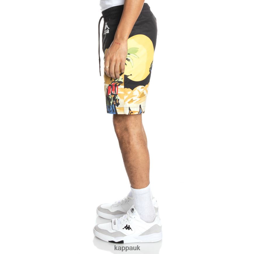 Kappa Authentic Oasis Shorts Jet Black 408H4N256 - Kappa UK