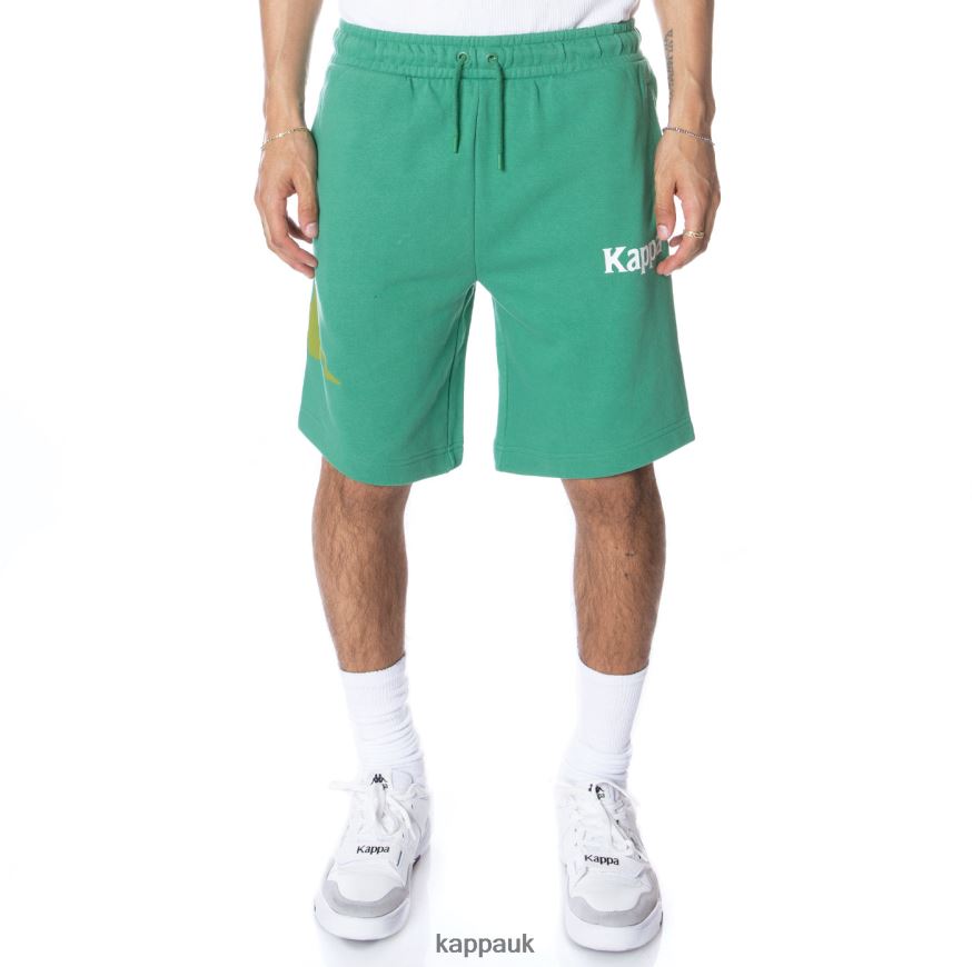 Kappa Authentic Sangone Shorts Green 408H4N244 - Kappa UK
