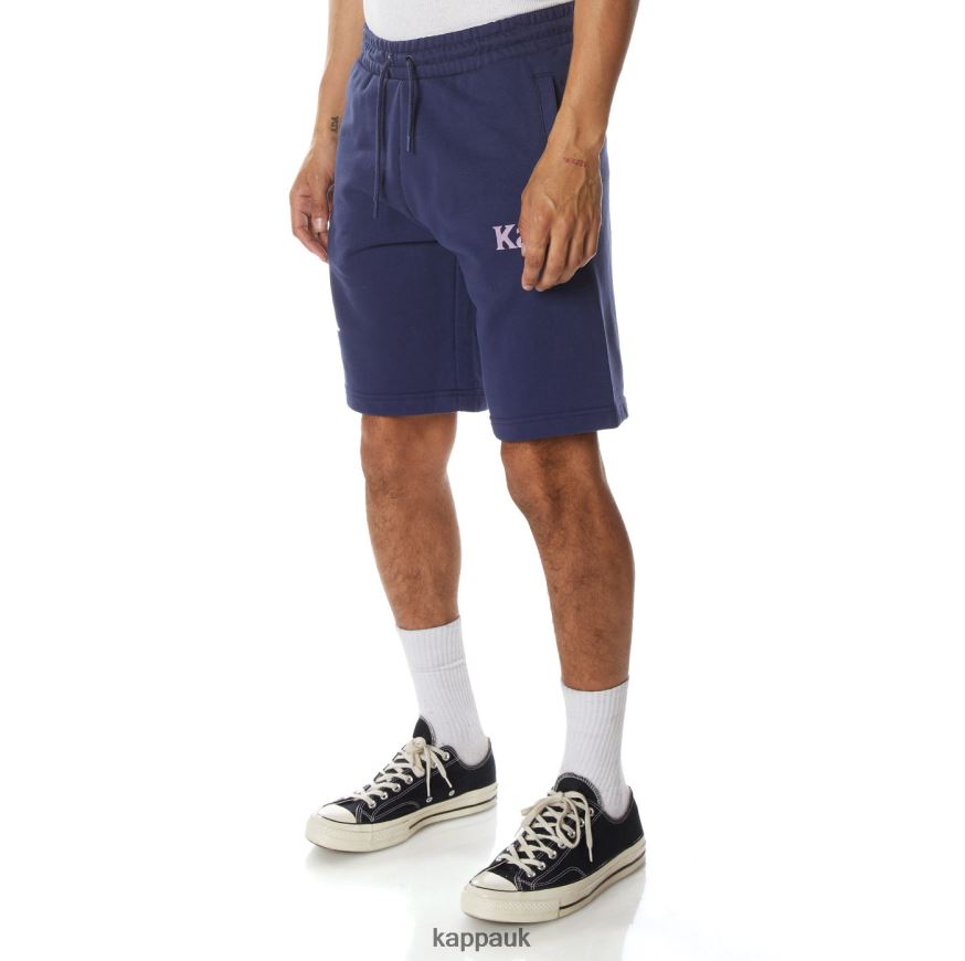 Kappa Authentic Sangone Shorts Navy 408H4N263 - Kappa Trainers UK