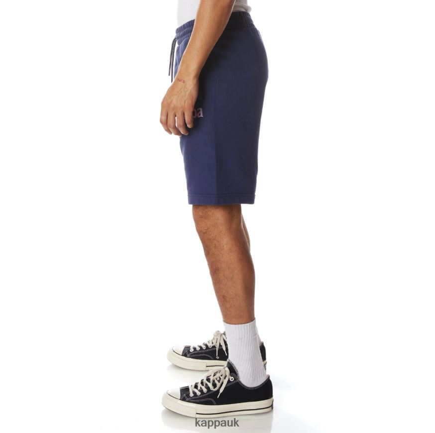 Kappa Authentic Sangone Shorts Navy 408H4N263 - Kappa Trainers UK