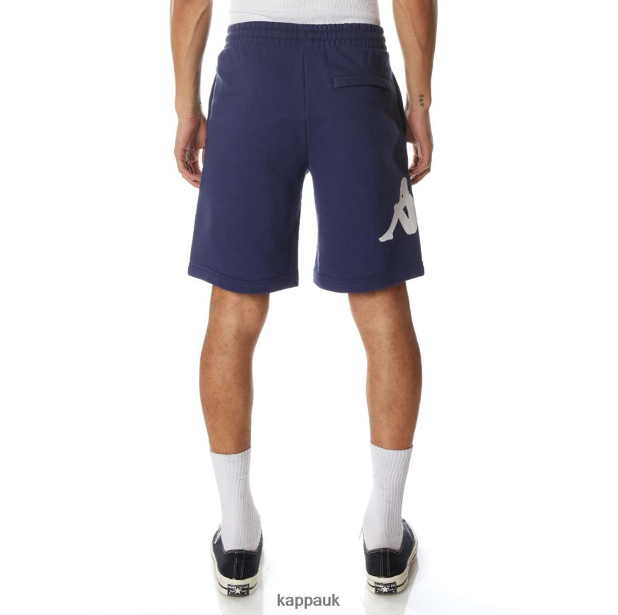 Kappa Authentic Sangone Shorts Navy 408H4N263 - Kappa Trainers UK