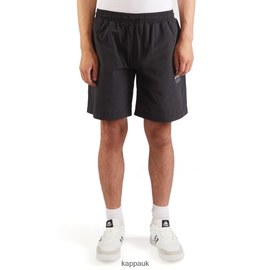Kappa Authentic Wale Shorts Black Jet 408H4N238 - Kappa UK